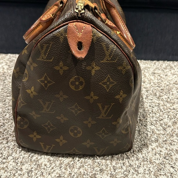 Louis Vuitton Brown Monogram Satchel - Picture 4 of 8